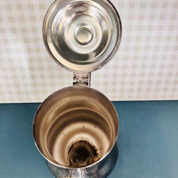 Vintage 3pc Wm Rogers Silverplate Coffee Tea Pot Set Baroque Mid-century Footed - Picture 7 of 16